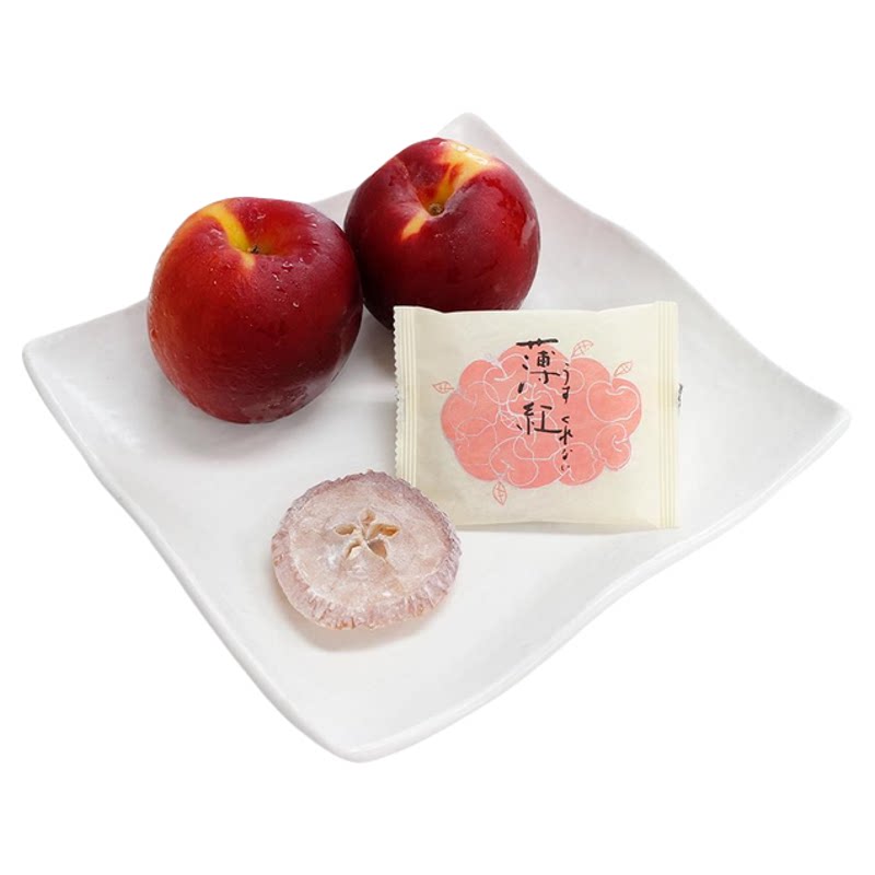 日本青森薄红苹果饼红玉苹果饼