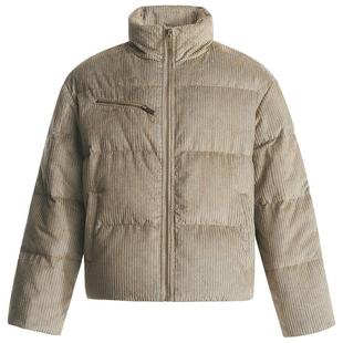 CHINISM丨 双色灯芯绒短款羽绒服男冬季新款面包服加厚保暖外套