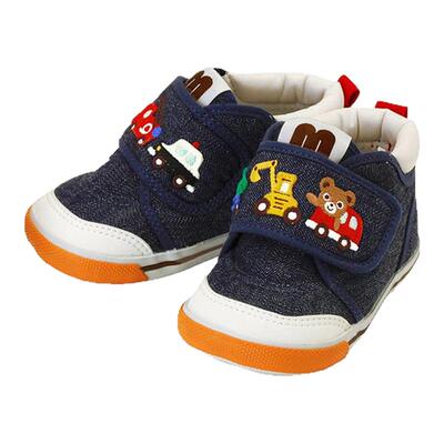 日本直邮MIKIHOUSE 日本制小熊挖掘机小兔拖拉车童鞋11-9307-384