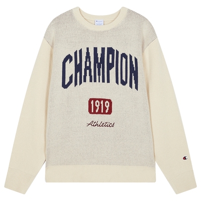 Champion冠军美式复古毛衣情侣款