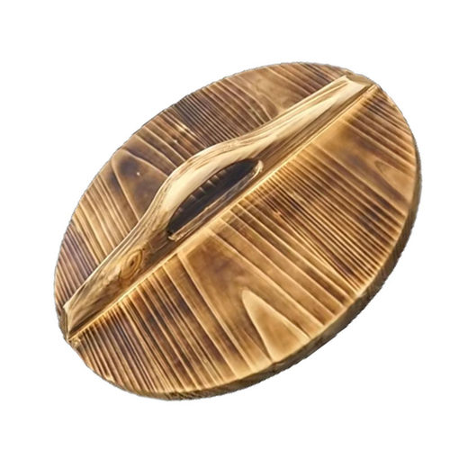 章丘铁锅杉木锅盖家用老式加厚手工木头全榫卯圆形盖子木质缸盖子