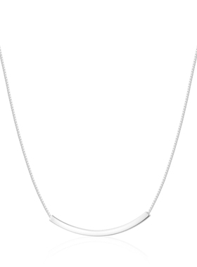 轻奢小众设计感百搭笑脸锁骨链