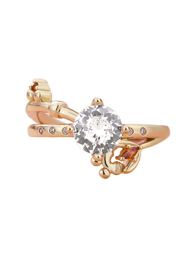 约定日夏彦同款求婚戒纯银莫桑石