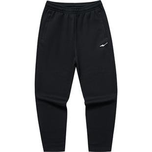 鸿星尔克运动裤子男秋冬新款男士健身直筒针织长裤男生休闲裤男裤