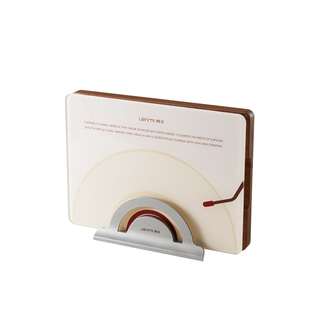 懒米唱片双鲜分切菜板黑金檀整木双面砧板实木家用切菜板案板套装