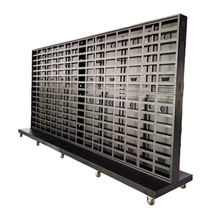 定制LED电子显示屏可移动箱体室内全彩屏会议室大屏广告屏移动箱