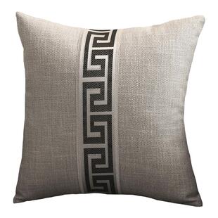 抱枕沙发客厅红木新中式靠垫套子抱枕套不含芯枕头靠枕棉麻大靠背