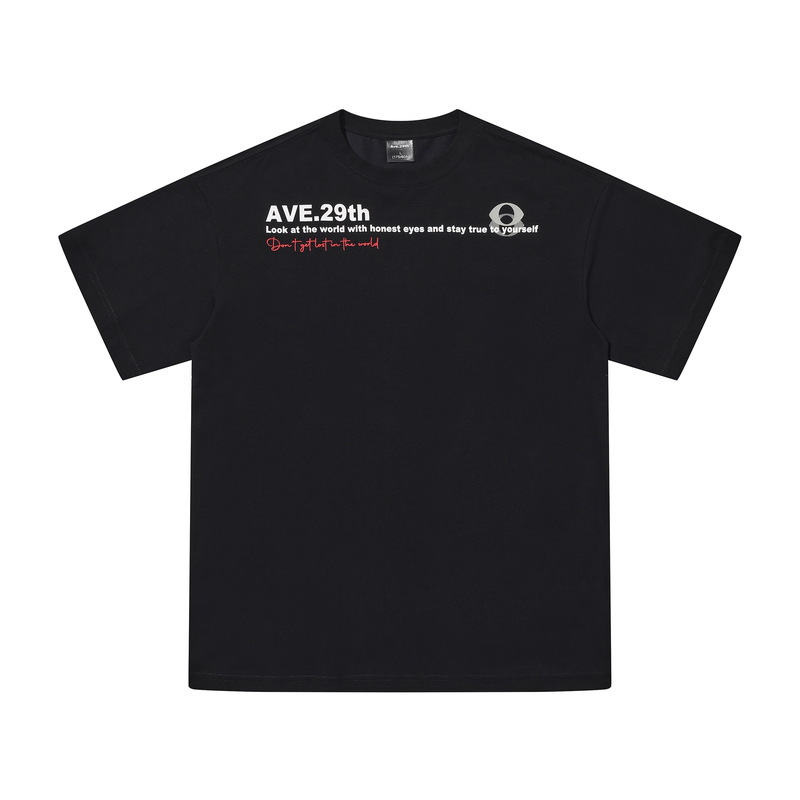 Ave.29th美式街头廓形眼睛印花