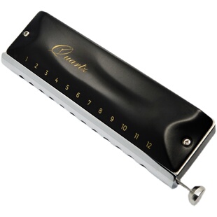 Clock&JDR联名Quartz石英不粘膜半音阶口琴内贴膜压音练习用琴C6