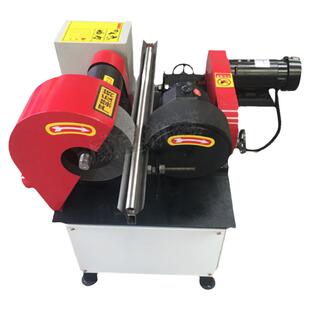 小型自动圆管抛光机不锈钢外圆拉丝机台式铝管铁管钢管打磨除锈机