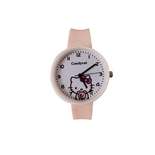 韩版简约手表可爱果冻儿童女学生防水石英指针式白色蓝色普通粉色