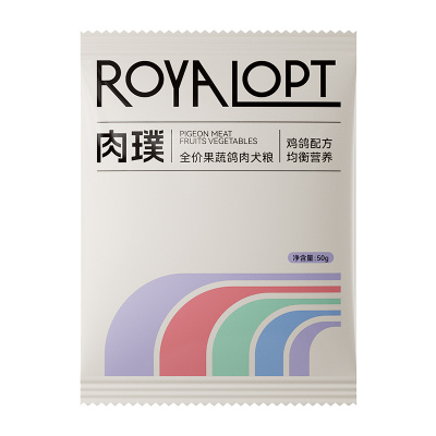 Royalopt全价果蔬鸽肉狗粮试吃装
