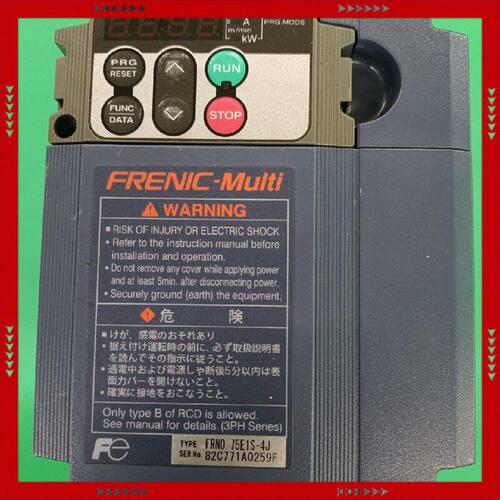 【问价】富士变频器 FRN0.75E1S-4J ，成色漂