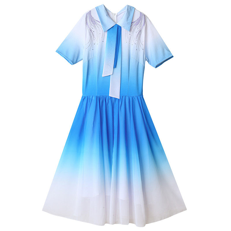 现代舞演出服女青春活力中学生合唱团连衣裙开场舞蹈表演服装套装