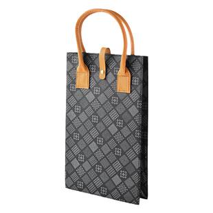 红酒包装礼盒高档礼品袋双支装手提袋2葡萄酒箱空盒红酒瓶皮盒子