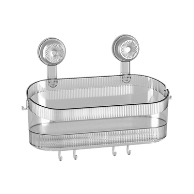 吸盘免打孔置物架简约北欧