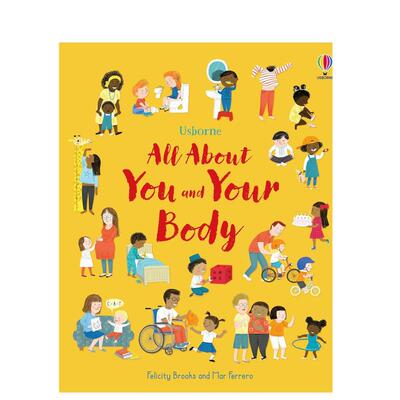 【预售】你和你的身体英文儿童绘本身体认知启蒙进口原版书精装【All About】You and Your BodyFelicity BrooksUsborne childre