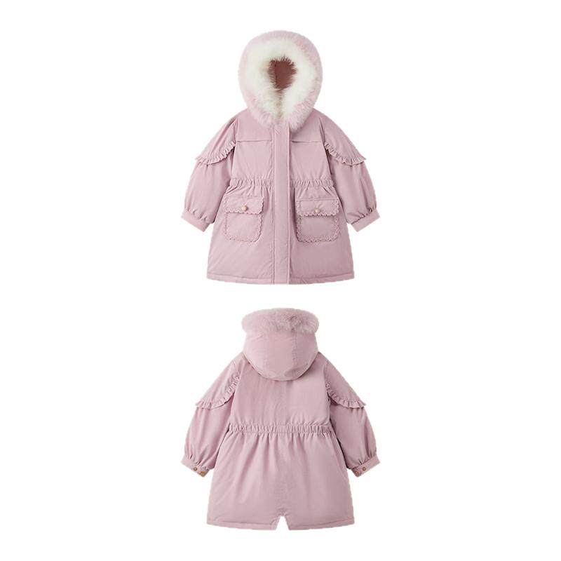 tartineetchocolat法国巧克力童装秋冬女童保暖鹅绒羽绒服