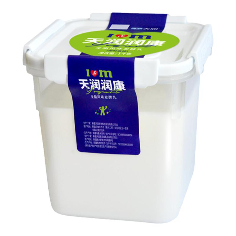 新疆酸奶天润方桶老酸奶
