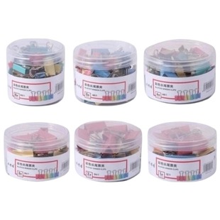 彩色长尾夹燕尾夹铁票据夹办公文件夹收纳多功能大小文件试卷办公用品文具雁尾夹凤尾夹票夹家用食品夹试卷