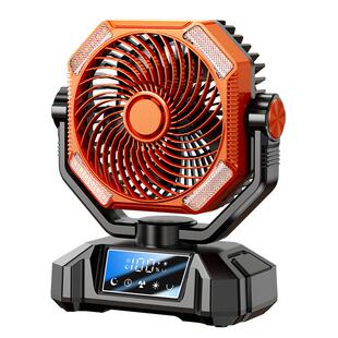 户外钓鱼露营充电电风扇超长续航usb制冷车载空调大冷风力超强力2026新款夏季降温神器小型无线电池桌面喷雾