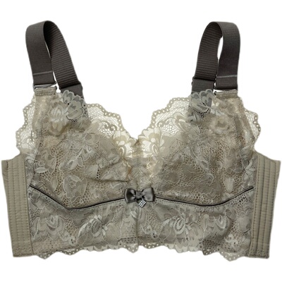 水晶杯内衣无钢圈大胸显小性感