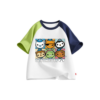 海底小纵队儿童春夏T恤2025新款