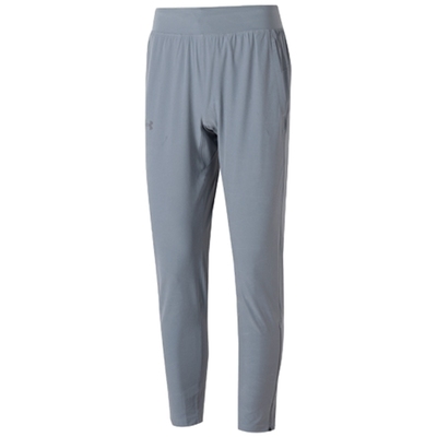 安德玛旗舰店灰色梭织长裤男秋季新款宽松训练运动裤跑步休闲裤子