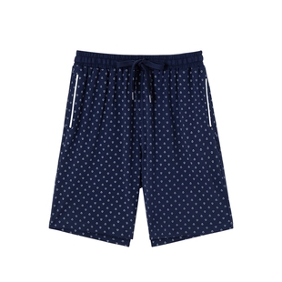 Jockey睡裤男短裤夏季莫代尔家居裤系带男士中裤五分裤可外穿裤子