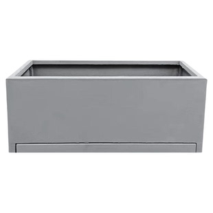 水泥板花盆带托盘长方形花卉绿植阳台客厅花箱种植箱花槽尺寸定制