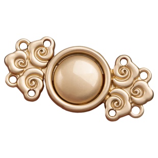 汉服子母扣祥云金属对扣立领披肩云肩对襟扣子新中式外套金属纽扣