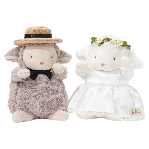海湾兔情侣小羊公仔情人节礼物送女友玩偶压床娃娃一对bunnies