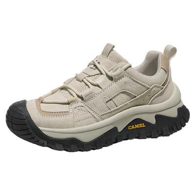 骆驼户外登山鞋女2025秋冬新款女鞋爬山防滑透气厚底徒步鞋子男鞋