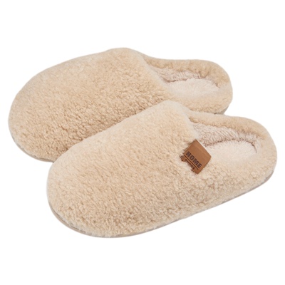 厚毛绒保暖轻便家居抗菌棉拖鞋