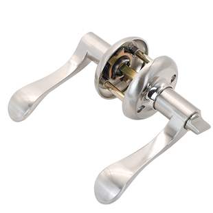 三杆式执手锁 不锈钢门锁铝合金卫生间静音 室内门球锁通用房门锁