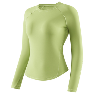 361加绒瑜伽服女2026年冬季长袖健身衣服训练服跑步保暖运动上衣