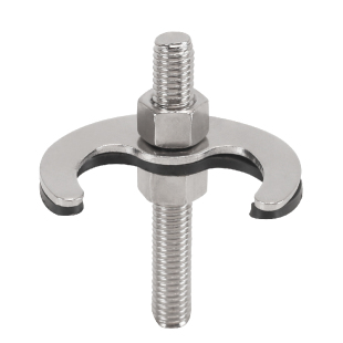 水龙头固定神器厨房菜盆马蹄固定脚座面盆厚台面加长螺丝螺母螺帽