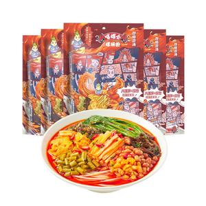 【嘻螺会食品旗舰店】广西柳州正宗螺狮粉300g*5包