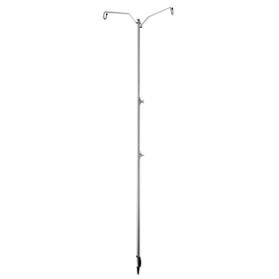 CAMPINGMOON不锈钢三节灯架营柱可挂大型汽灯煤油灯LED露营灯架