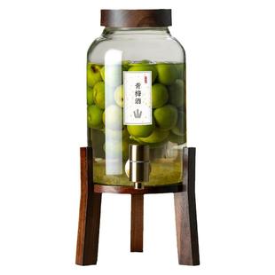 泡酒玻璃瓶带龙头密封泡酒罐专用高档酿酒瓶空瓶青梅加厚酒坛容器