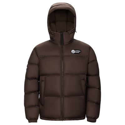 熊猫羽绒服防泼水面包服加厚抗寒