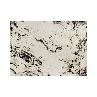 现代轻奢大理石纹地毯客厅法式高级感卧室沙发别墅大宅地毯非印花