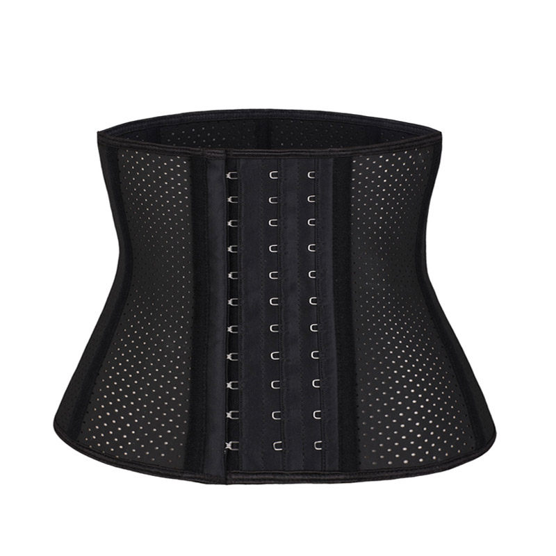 钢骨束腰短款绑带乳胶latex waist trainer corset瘦身收腹带腰封