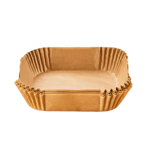 空气炸锅专用纸盘家用吸油纸垫食物烤箱烘焙硅油纸托锡纸烧烤垫纸