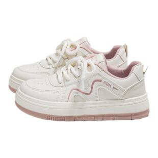 人本厚底小白鞋女2026新款爆款春季运动休闲鞋子小众百搭学生板鞋