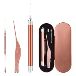 居家家发光耳勺套装带灯耳镊儿童挖耳勺清洁耳朵掏耳勺子采耳工具