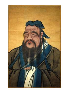 儒家夫子逢考必过入户国画