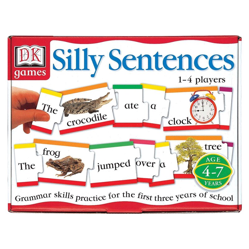 华研原版 DK游戏：愚蠢的句子书 英文原版 DK Games: Silly Sentences 亲子学习英文语法句子游戏卡片 英文版 进口英语书籍