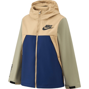 NIKE耐克大童运动训练休闲梭织连帽夹克外套NY2542002GS-004