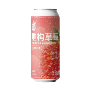 【楠希小馆】气泡实验室重构草莓水果西打果酒国产果啤精酿啤酒